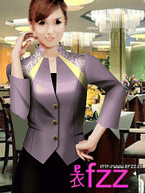 商務(wù)星級酒店制服圖片藍(lán)色系列