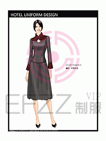 酒店中餐咨客制服設(shè)計圖591