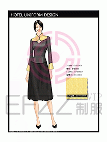 酒店中餐咨客制服設(shè)計圖592