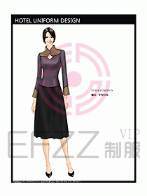 酒店中餐咨客制服設(shè)計(jì)圖593