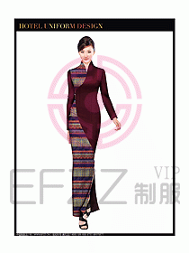 酒店中餐咨客制服設(shè)計圖608