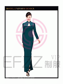 酒店中餐咨客制服設(shè)計(jì)圖609