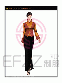 酒店中餐咨客制服設(shè)計圖612