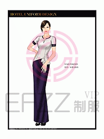 酒店中餐咨客制服設(shè)計圖626