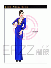 酒店中餐咨客制服設(shè)計圖631