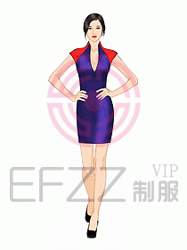 夜總會ktv包房公主制服設計圖499