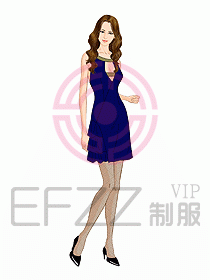 夜總會ktv包房公主制服設(shè)計圖501