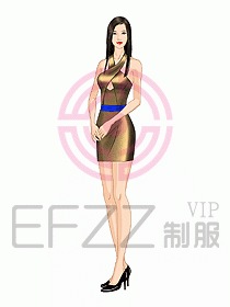 夜總會(huì)ktv包房公主制服設(shè)計(jì)圖505