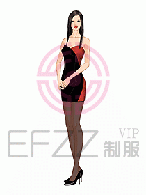 夜總會(huì)ktv包房公主制服設(shè)計(jì)圖514
