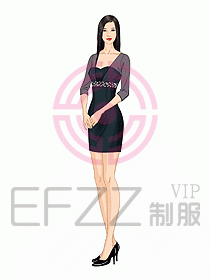 夜總會(huì)ktv包房公主制服設(shè)計(jì)圖532