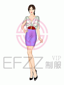 夜總會ktv包房公主制服設(shè)計圖538