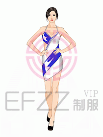 夜總會(huì)ktv包房公主制服設(shè)計(jì)圖535