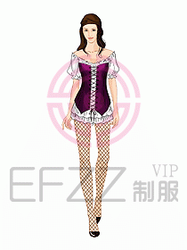 夜總會(huì)ktv包房公主制服設(shè)計(jì)圖544