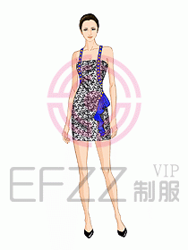 夜總會(huì)ktv包房公主制服設(shè)計(jì)圖540