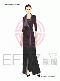 夜總會(huì)迎賓咨客制服設(shè)計(jì)圖254