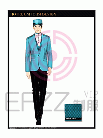 酒店門(mén)童保安制服設(shè)計(jì)圖815