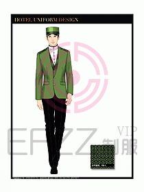 酒店門(mén)童保安制服設(shè)計(jì)圖814