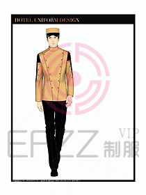 酒店門童保安制服設(shè)計(jì)圖811
