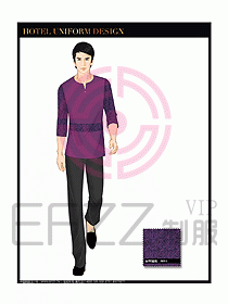 桑拿spa按摩技師制服設(shè)計(jì)810