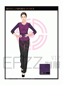 桑拿spa按摩技師制服設(shè)計(jì)814