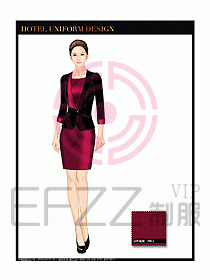 桑拿水療會所前臺服務(wù)員制服188