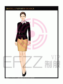 桑拿水療會(huì)所前臺(tái)服務(wù)員制服191