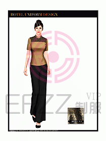 SPA水療會所服務(wù)員制服設(shè)計圖311