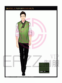 SPA水療會(huì)所服務(wù)員制服設(shè)計(jì)圖320