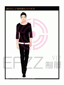 SPA水療會所服務(wù)員制服設(shè)計圖319