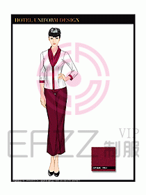 SPA水療會所服務(wù)員制服設(shè)計圖322