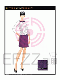 SPA水療會(huì)所服務(wù)員制服設(shè)計(jì)圖324