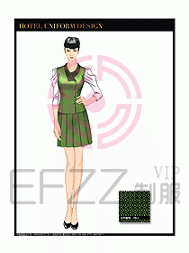 SPA水療會所服務(wù)員制服設(shè)計圖326
