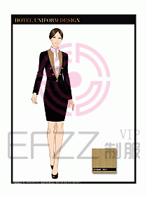 酒店大堂經(jīng)理服務(wù)制服設(shè)計(jì)624