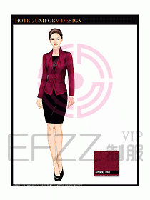 酒店大堂經(jīng)理服務(wù)制服設(shè)計(jì)622