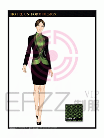 酒店大堂經(jīng)理服務(wù)制服設(shè)計638