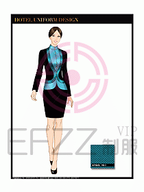 酒店大堂經(jīng)理服務制服設(shè)計639