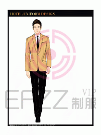 酒店大堂經理服務制服設計643