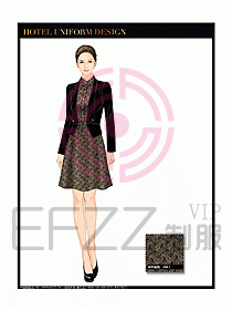 酒店大堂經(jīng)理服務(wù)制服設(shè)計(jì)647