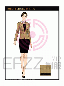 酒店大堂經(jīng)理服務(wù)制服設(shè)計648