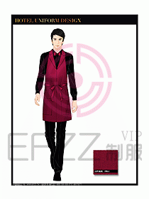 酒店西餐服務員制服設計圖850
