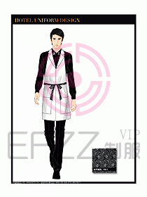 酒店西餐服務(wù)員制服設(shè)計圖851