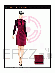 酒店西餐服務(wù)員制服設(shè)計(jì)圖856