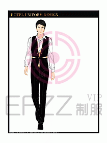 夜總會KTV服務(wù)員制服設(shè)計(jì)圖513