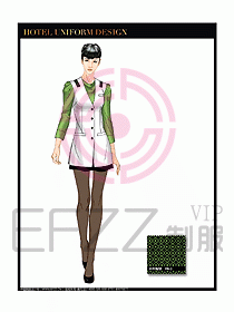 夜總會(huì)KTV服務(wù)員制服設(shè)計(jì)圖524