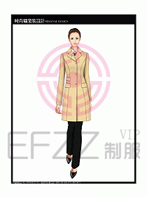 女職業(yè)裝OL大衣設(shè)計圖142