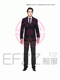 男職業(yè)裝西服設(shè)計圖341