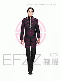 男職業(yè)裝西服設計圖346