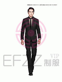 男職業(yè)裝西服設計圖345