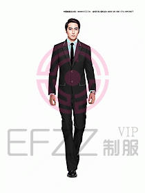 男職業(yè)裝西服設計圖368