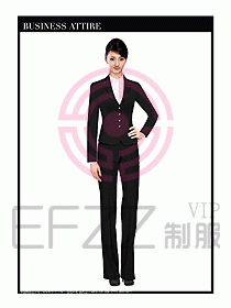 空姐職業(yè)服裝設(shè)計效果圖424